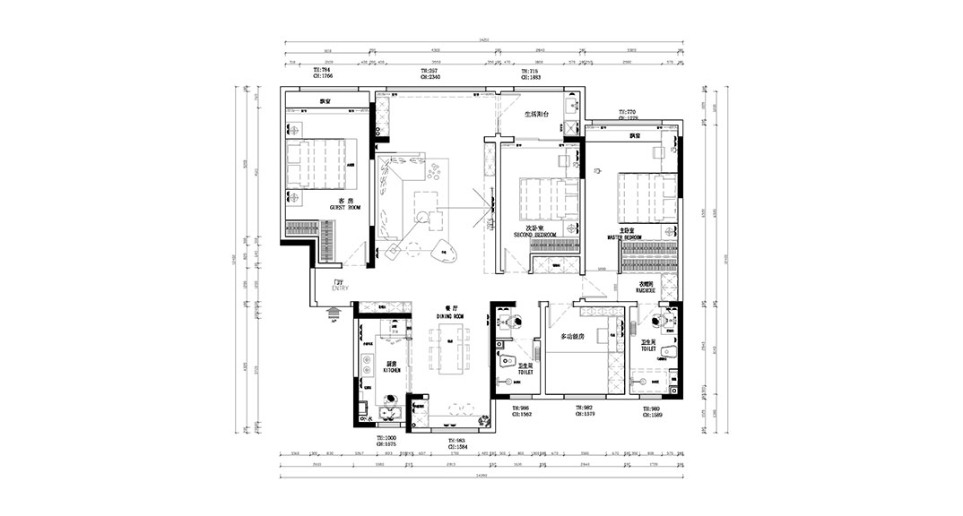 君悅府159㎡四室兩廳戶型圖.jpg